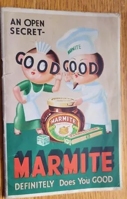 MARMITE Recipe Booklet 1939 - WWII War Time Rationing Stamp - Vintage Cookery • £6.50