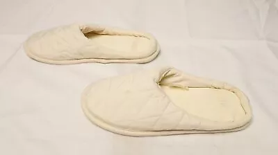 Zara Women's Quilted STARFIT House Slippers CD4 Off White Size US:7.5 EU:38 • $9.97