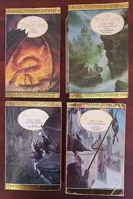 Vintage Collectable The Lord Of The Rings & The Hobbit Books By J R R Tolkien • $68