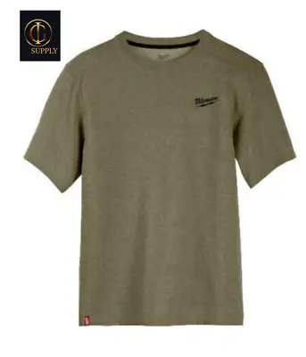 Milwaukee 603GN-S Hybrid Work Tee Shirt Short Sleeve KEEP COOl Small GREEN NEW • $18.99