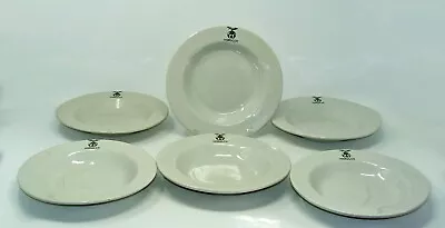 Vintage Set Of 6 Iroquois China Shriner Morocco Temple Soup Bowls**wow!! • $59.99