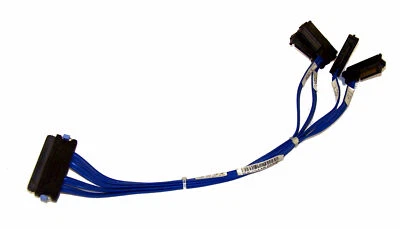 £12.99 • Buy Dell CJ027 PowerEdge 840 4-Way Internal SAS Card To HDD Data Cable | 0CJ027