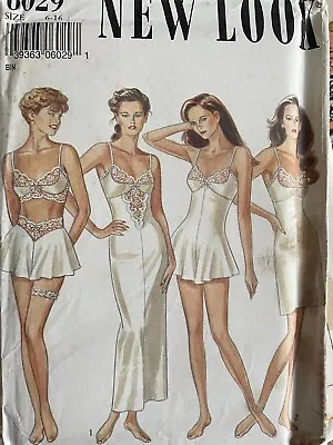 Uncut Vintage 1990's New Look Lace Trimmed Lingerie Sewing Pattern • £15.99