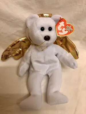 £8.99 • Buy Halo II 2 Angel Ty Beanie Babies Baby Golden Wings Soft Toy New With Tags