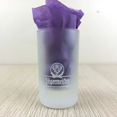 Jagermeister Frosted Shot Glass With Measure Marks Weighted Base 4 Ounce • $9.30