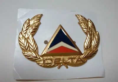 £163.86 • Buy Delta Airlines Pilot Hat Badge Wing Vintage Original