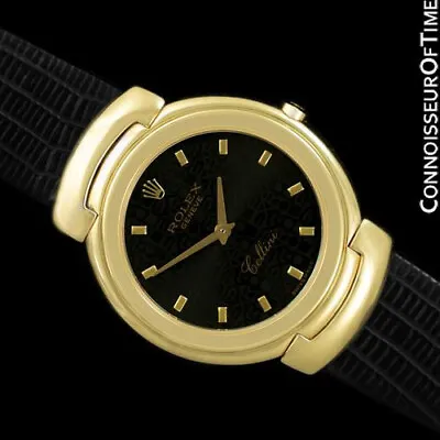 ROLEX CELLINI Vintage Mens Ref. 6622 18K Gold Watch - Mint With Warranty • $4295