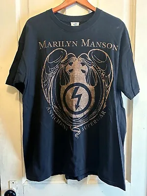 RARE Marilyn Manson Antichrist Superstar XL Shirt LICENSED Vintage Winterland • $124.99