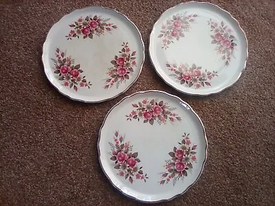 £27.50 • Buy 3 OLD FOLEY JAMES KENT STAFFORDSHIRE PLATES With FREE POSTAGE