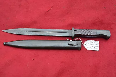 GERMAN Sg 84/98 BAYONET 42 Fze #9797 & SCABBARD 42  Fze  #9797 MATCHING • $289