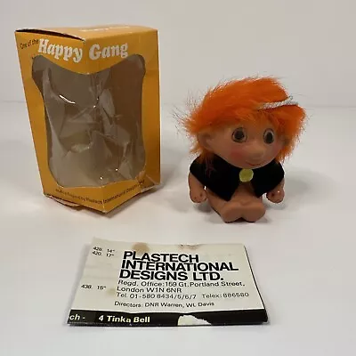 £119.99 • Buy Vintage Rauls Animal Troll Gonk Happy Gang Orange Little Boy Boxed Plastech