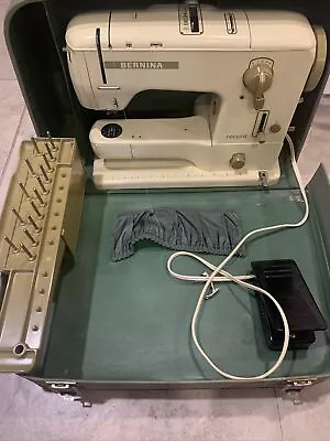 BERNINA 730 RECORD Sewing Machine W/ACCESSORIES & CASE Switzerland As Is • $150