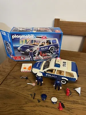 Playmobil 4260 Police Patrol Car Complete Set With Original Box • £7