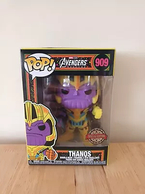 Funko Pop! - THANOS (Blacklight) #909 Marvel Avengers Endgame Special Edition • £12