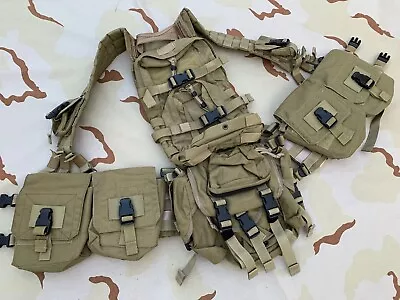 OLDSCHOOL Eagle Ind H-harness Rig AI MBSS MAP Pack Khaki MLCS NSW Navy SEALs SOF • $879.95