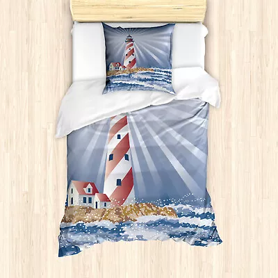 Nautical Party Duvet Cover Watchtower Sea Waves • £32.99