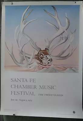 Santa Fe Chamber Music Festival - The Third Season - Georgia O'Keeffe  Poster • $50