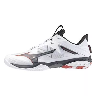 Mizuno Wave Claw Neo 2 Wide [71GA227003] Men Badminton Shoes White/Red/Black • $145