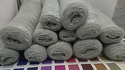 6 Lb 5 Oz #1 Wool Yarn Weaving Knitting Macrame Craft Art 1600 Ypp  Green • $42