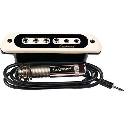 DeArmond Tone Boss Passive Humbucking Guitar Soundhole Pickup Cream/Tortoise/Blk • $89