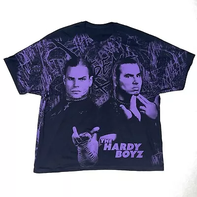 WWE WWF Vintage Hardy Boyz T-Shirt Jeff Hardy Matt Lita Team Xtreme Size 3XL • $247.99