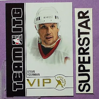 STEVE YZERMAN  2010-11  ITG  Fall Expo  Team ITG  VIP #ITG36  Detroit Red Wings • $6