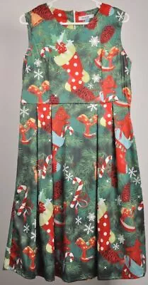 BNWT Marlin Size 2xl XXL Green Red Gingerbread Summer Christmas Santa Pinup L... • $39
