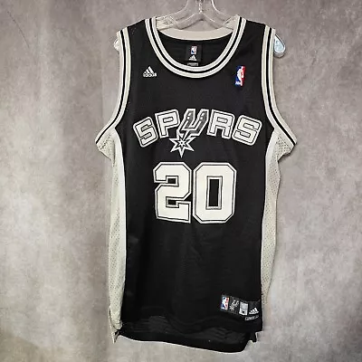 Vintage Adidas NBA San Antonio Spurs Manu Ginobili 20 Swingman Jersey Mens M • $99.99