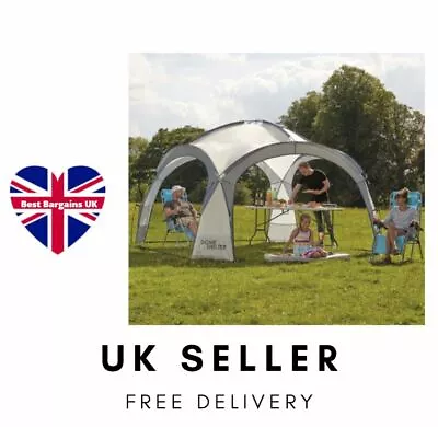 Garden Gazebo Dome Shelter Party Tent 4 Mesh Walls 2 Sun Shade Walls Huge Size • £109