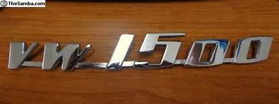 VW 1500 Script Emblem Deck Lid Engine Lid • $50