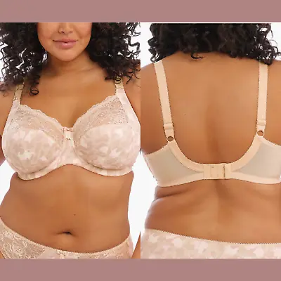 NWT $69 Elomi [ 32L ] Morgan Full Figure Underwire Bra In Toasted Almond #6269 • $52.99