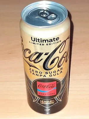 New Coca Cola Zero Sugar Ultimate Limited Edition League Of Legends 320ml Can • £12.50