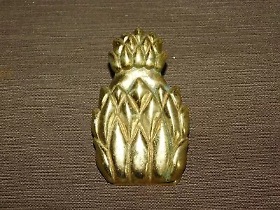 $63.99 • Buy Vintage 1979 Va Metal Crafters 3 1/2  High  Brass Pineapple Spring Paper Holder