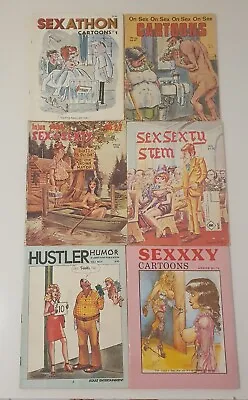 6x Vintage Adult Cartoon Magazines  • $54.99