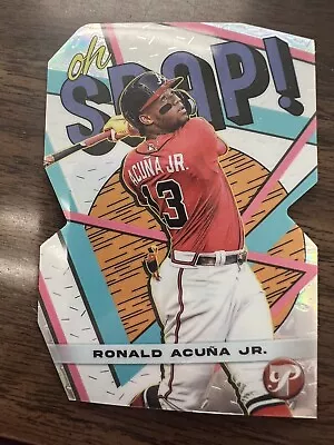 2023 Topps Pristine Ronald Acuna Jr. Oh Snap! Die-Cut #OS-2 Atlanta Braves MVP!! • $5.99