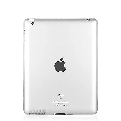 Slim Clear TPU Silicone Gel Back Cover Case For Apple IPad 2 3 4   • £5.40