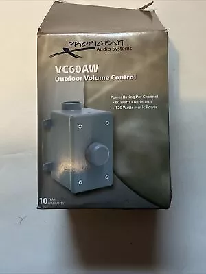 $17.99 • Buy Proficient VC60AW Outdoor Patio All Weather Resistant Audio Volume Control
