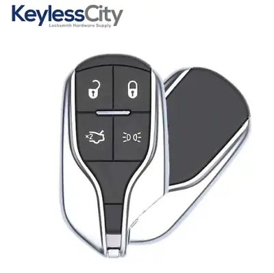 4-Button Smart Key Fits 2014-2020 Maserati Ghibli / Quattroporte /  W/ High Beam • $83.16