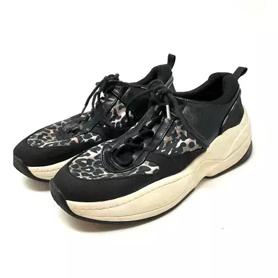 Zara Basic Platform Sneakers Woman’s Size 8 Leopard Print  • $25