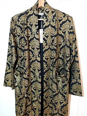 Kasara TM Women/ladies Luxurious Long Gold Coat Size M • £11.04