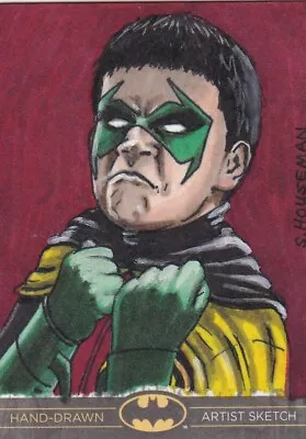 DC COMICS Batman: The Legend Sketch Card By S Houseman Of Robin • $149.99