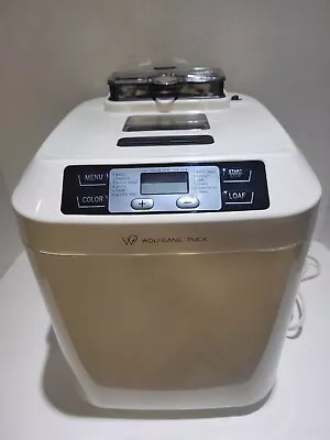 Wolfgang Puck BBME0070 Bread Maker Machine Counter Top 2.0LB White 12 Settings • $54.95