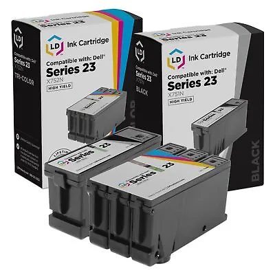 $15.99 • Buy LD Comp HY Ink For Dell Series 23 Black & Color V515w Set Of 2: 1 T105N 1 T106N