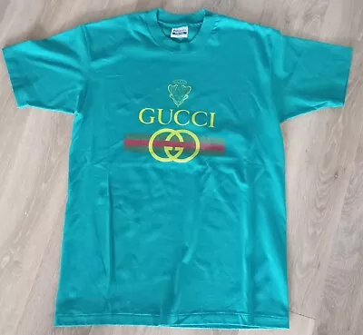 Vintage 80's 90s Gucci Flea Market T Shirt Large Rare L@@K! • $14.99