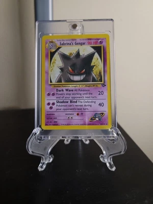 $125 • Buy NM (1st Edition) Pokemon SABRINA'S GENGAR Card GYM CHALLENGE Set 29/132 RARE #7