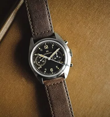 Hamilton Pioneer Mechanical Chrono Khaki Ref. H76409530 Men's Pilot Watch • £1170