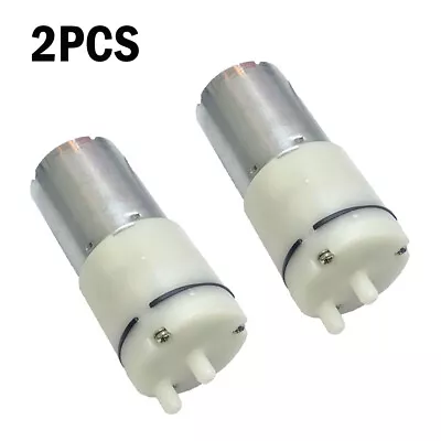 $15.99 • Buy 2PCS DC12V Micro 370 Motor Oxygen Air Pump Negative Pressure Suction Vacuum Pump