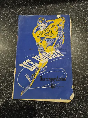 Vintage 1946 Harringay Ice Hockey Programme • £4.99