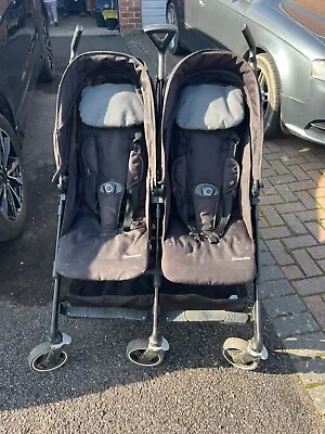 Maxi Cosi Double Pushchair Black. Excellent Condition.  • £150