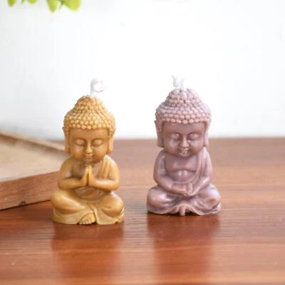 £7.89 • Buy Buddha 3D Candle Mold Silicone Aromatherapy Making Wax Molds Soap Mould DIY